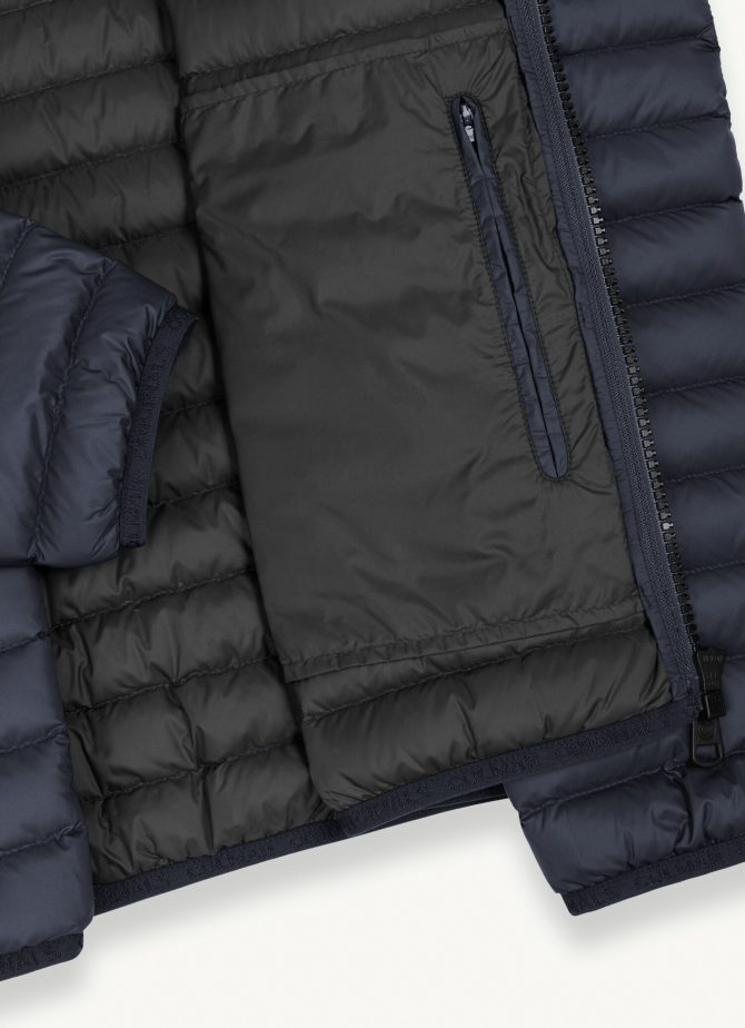 Opaque autumn down jacket with padded collar - Image 6