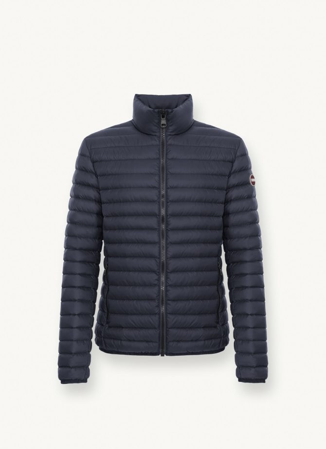 Opaque autumn down jacket with padded collar - Image 4