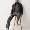 Opaque autumn down jacket with padded collar - Image 2