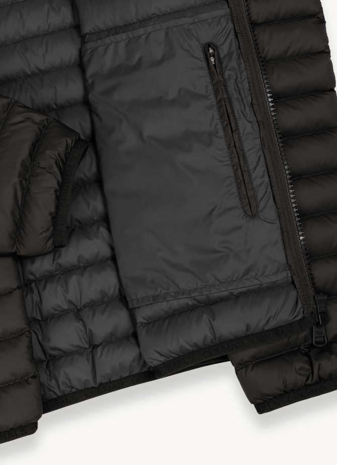 Opaque autumn down jacket with padded collar - Image 6