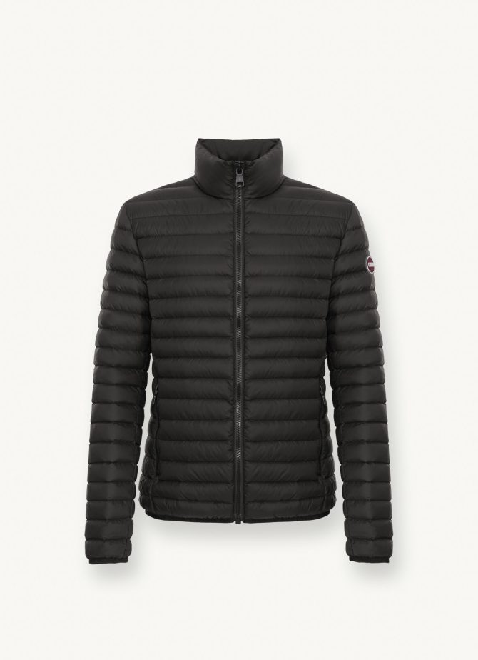 Opaque autumn down jacket with padded collar - Image 4