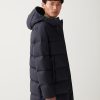 Waxed hooded down jacket - Image 3