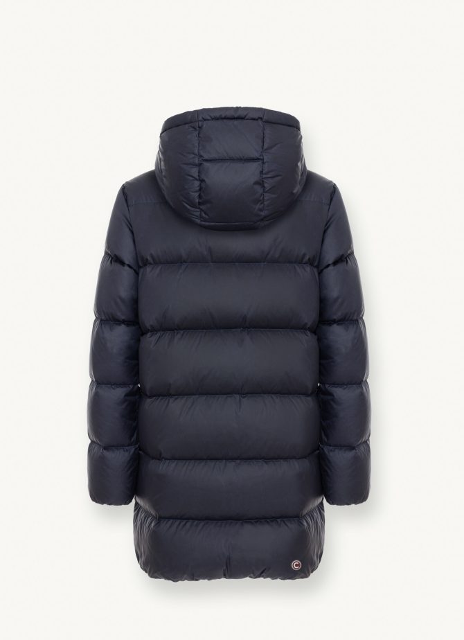 Waxed hooded down jacket - Image 5