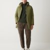 Long reversible down jacket in matt fabric - Image 3