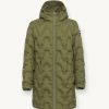 Long reversible down jacket in matt fabric - Image 6