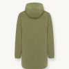 Long reversible down jacket in matt fabric - Image 5