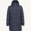 Long reversible down jacket in matt fabric - Image 6
