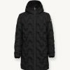 Long reversible down jacket in matt fabric - Image 6