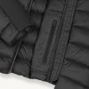 Down jacket with fixed hood in double fabric - Image 6