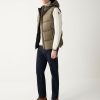 Oversized down padded gilet with hood - Image 2
