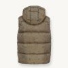 Oversized down padded gilet with hood - Image 5