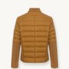 Biker down jacket in double fabric - Image 5