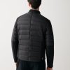 Biker down jacket in double fabric - Image 3