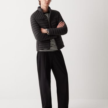 Light down Autumn jacket with chest pockets