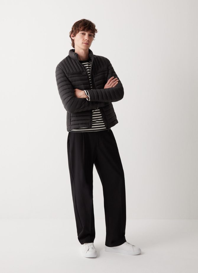 Light down Autumn jacket with chest pockets