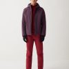 Partially recycled wad-padded jacket
