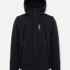 Ski jacket with various waddings