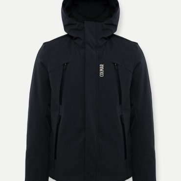 Ski jacket with various waddings