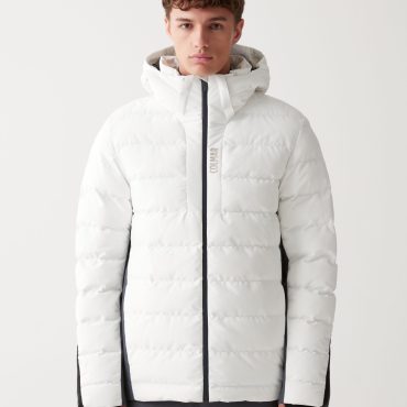 Ski jacket with double padding