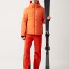Ski jacket with double padding