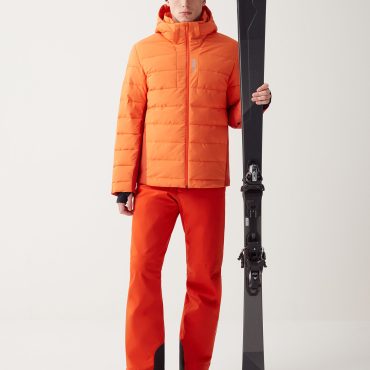 Ski jacket with double padding