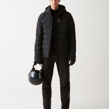Ski jacket with double padding