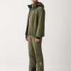 Padded ski jacket made of stretch fabric