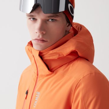 Padded ski jacket made of stretch fabric
