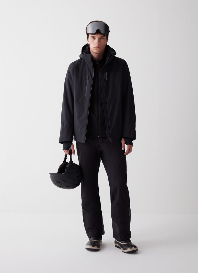 Padded ski jacket made of stretch fabric