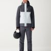 Hooded ski jacket made of wadding