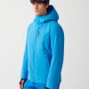 Hooded ski jacket made of wadding