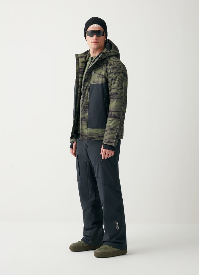 Printed ski jacket in wadding - Image 2