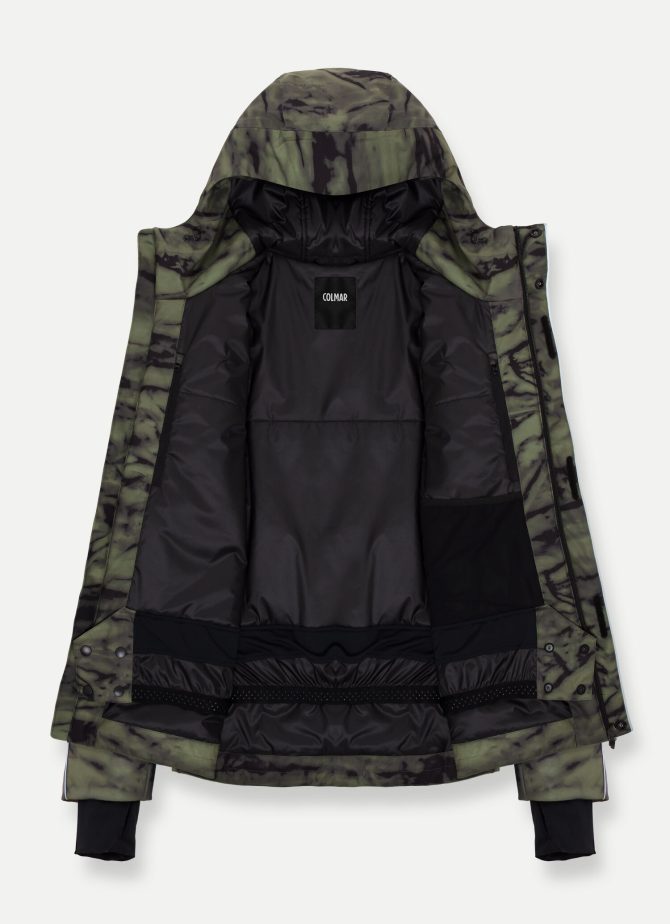 Printed ski jacket in wadding - Image 6