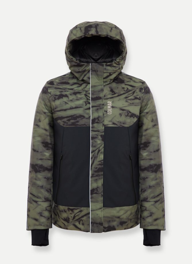 Printed ski jacket in wadding - Image 4