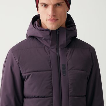 Stretch fabric ski jacket
