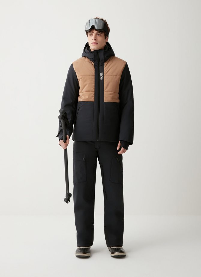 Stretch fabric ski jacket