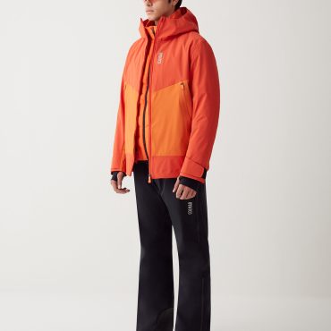 Unpadded shell jacket