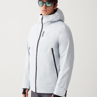 Unpadded shell jacket