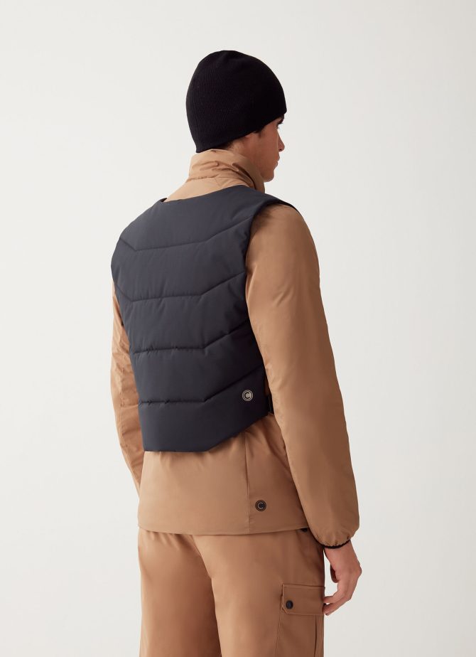 Stretch fabric gilet with chest pocket - Image 2