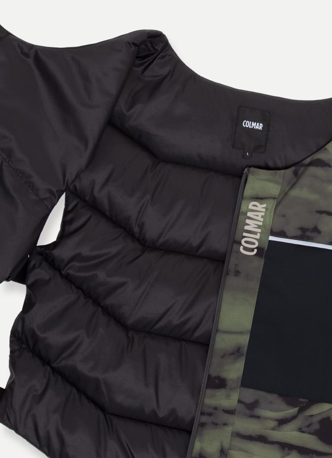Stretch fabric gilet with camouflage print - Image 6