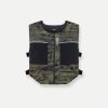 Stretch fabric gilet with camouflage print - Image 4