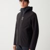 Softshell hooded jacket
