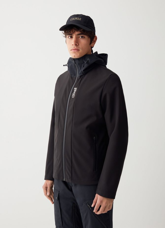 Softshell hooded jacket