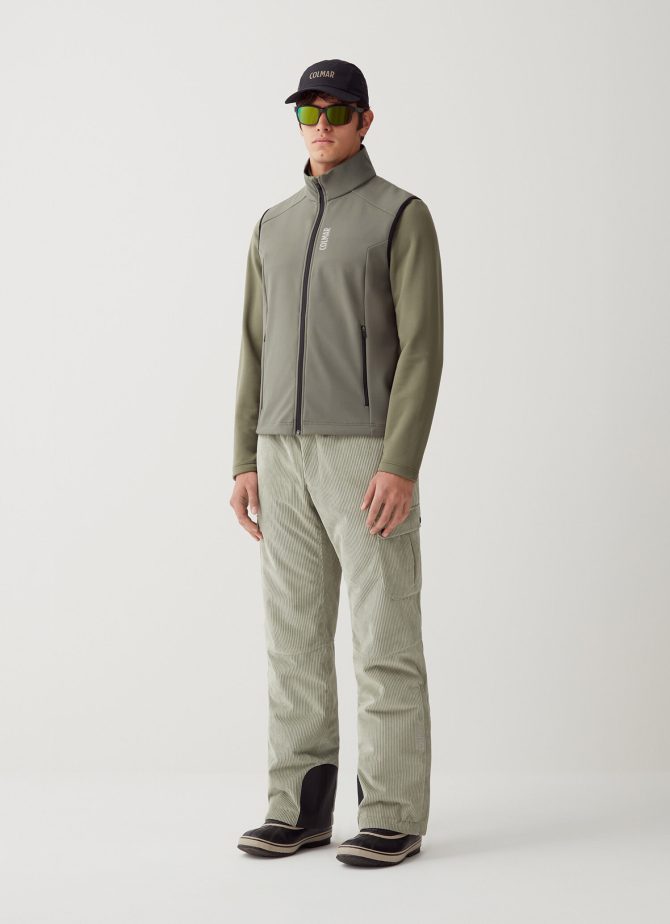 Gilet in stretch softshell fabric - Image 3