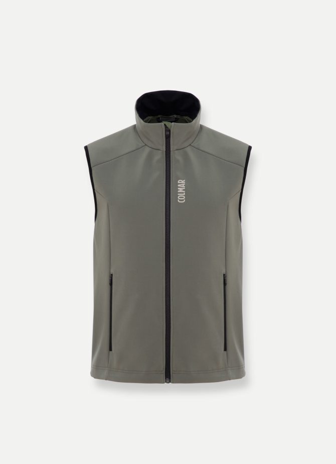 Gilet in stretch softshell fabric - Image 4