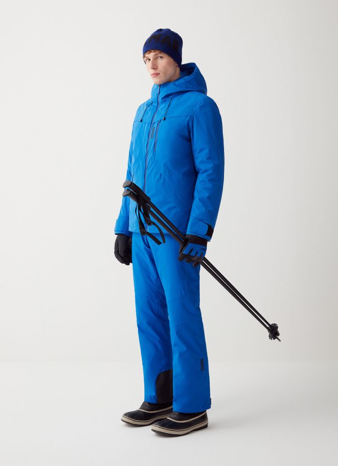 Ski jacket with quilted lining