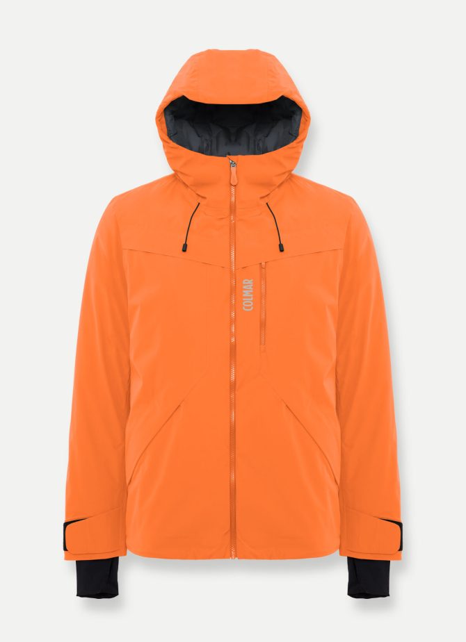 Ski jacket with quilted lining