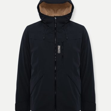 Ski jacket with quilted lining