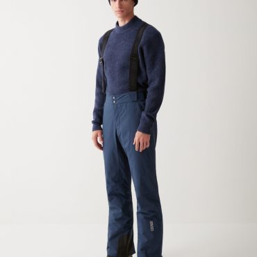 Padded stretch ski dungarees