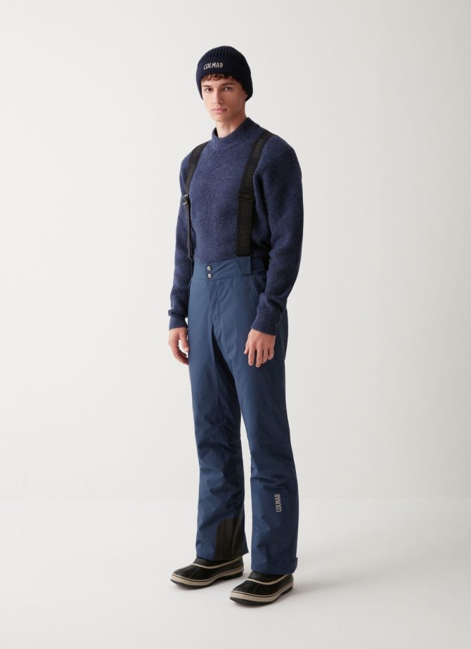 Padded stretch ski dungarees